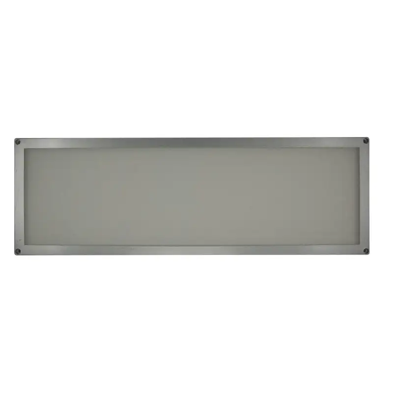Rectangular LED ceiling light 30x10 cm chrome