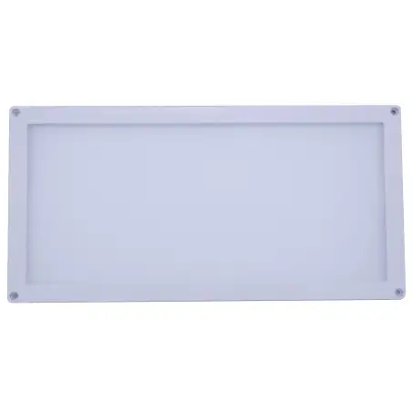 Rectangular LED ceiling light 20x10 cm white