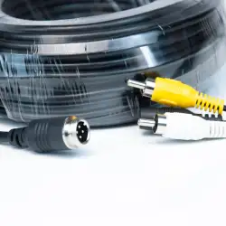 Camera cable 20m aviation connector 2 to 1