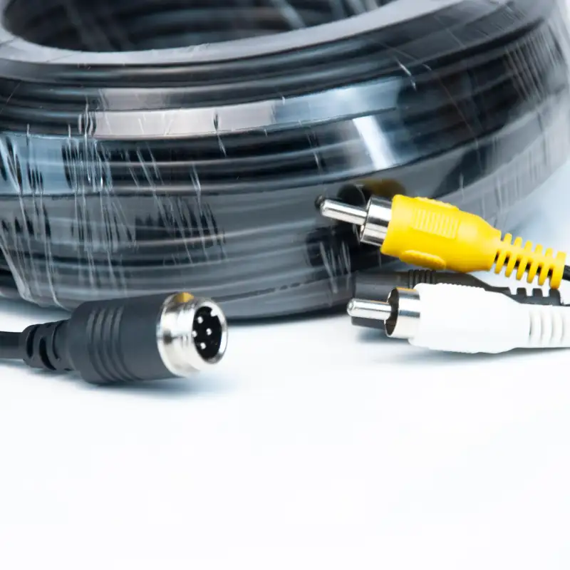 Cabo de câmera conector de aviação de 20m 2 a 1