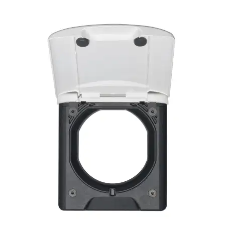 White multipurpose external socket