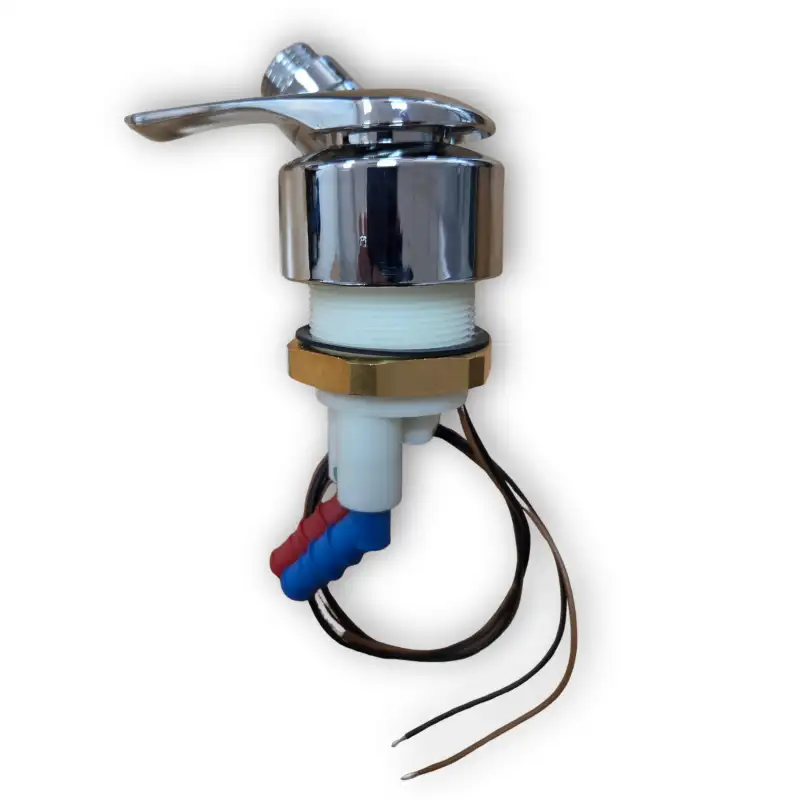 Single lever removable twist shower mixer chrome