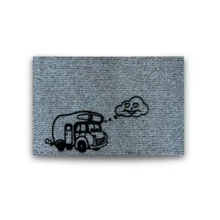 Derby flock rug 40x60 cm entrance