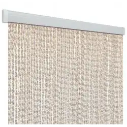 PVC-Regenvorhang 600 x 1900 Silber