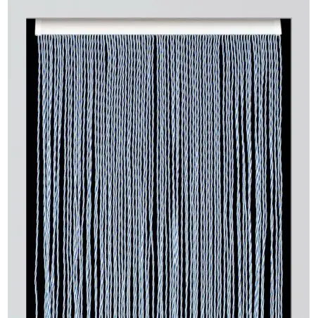 Cortina pvc string 600 x 1900 blanca-gris