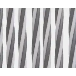 PVC string curtain 600 x 1900 white-gray