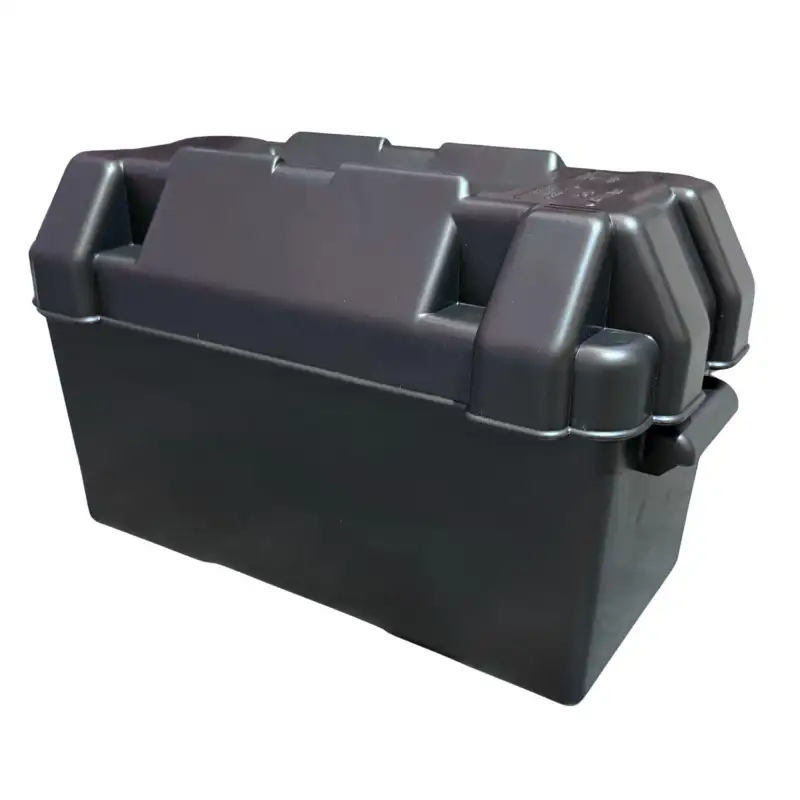 Black battery holder box 450x288x238 mm