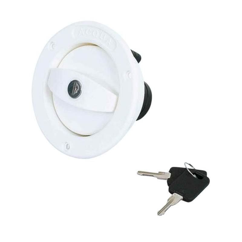 Presa acqua esterna Ø35 bianca con tappo