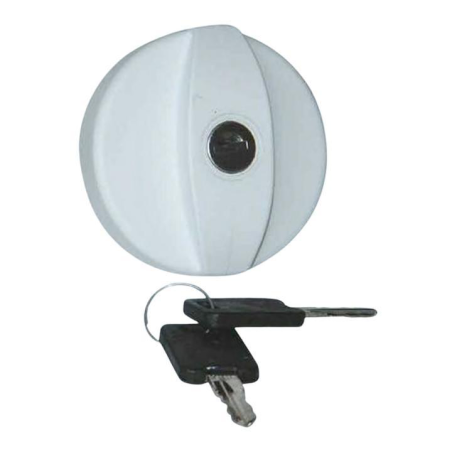 External white water intake cover with key