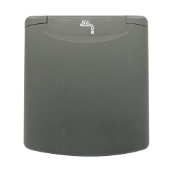 External water intake o 40 c. grey magnetic cover
