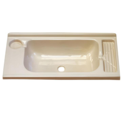 680x300 mm cream washbasin
