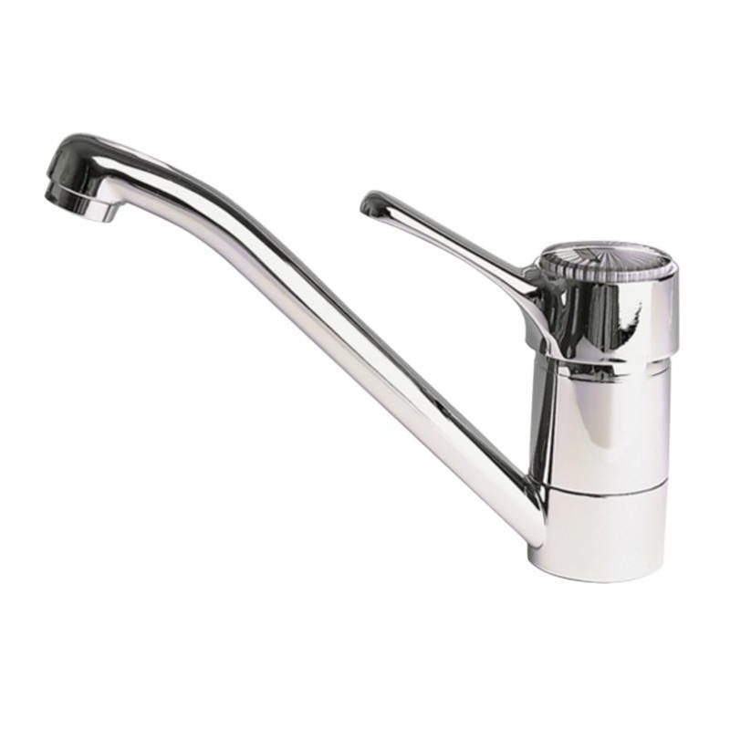 Royal chrome metal single-lever mixer tap 22 cm.
