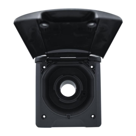 Wasserzulauf Ø40 mit magnetischer schwarzer Abdeckung