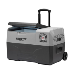 Emmits Kühlschrank 30l.comp. lg c. Räder und Transportgriff 12,24/220 V