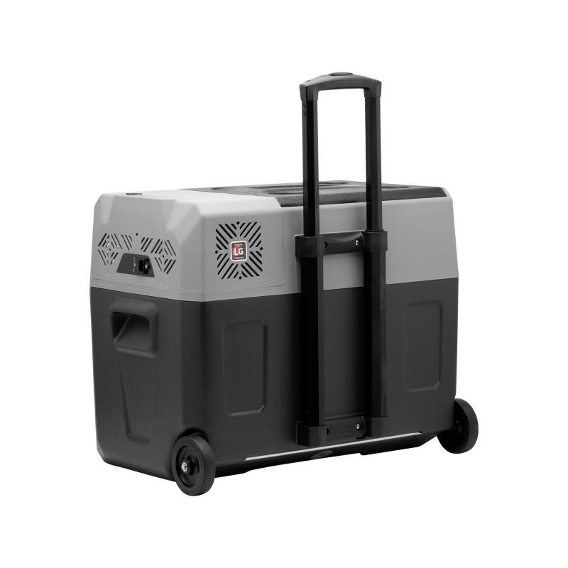 Emmits frigorifero 40 l. compressore lg c. ruote e maniglia di trasporto 12,24/220v