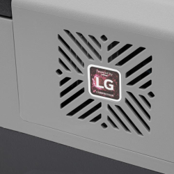 Emmits frigorifero 40 l. compressore lg c. ruote e maniglia di trasporto 12,24/220v