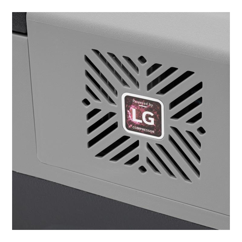 Emite geladeira 40 l. compressor lg c. rodas e alça de transporte 12,24/220v