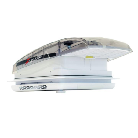 Claraboya plus fan cristal gris