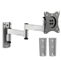 Suporte para televisão. multiposição com suporte duplo e emissão multilock