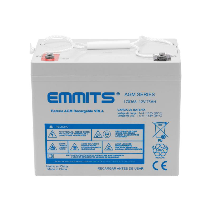 Bateria agm 75ah emmits