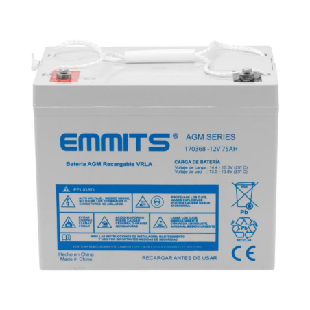 Emmits 75ah agm battery
