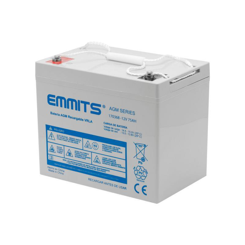 Emite bateria agm de 75ah