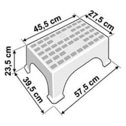 PeldaÑo plastico grande