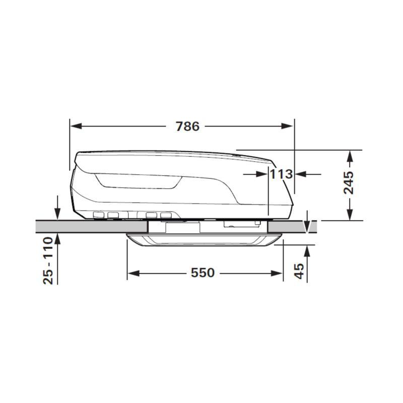 Truma aventa compact 2 generacion negra (sin distribuidor)