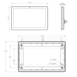 Pantalla victron gx touch 70