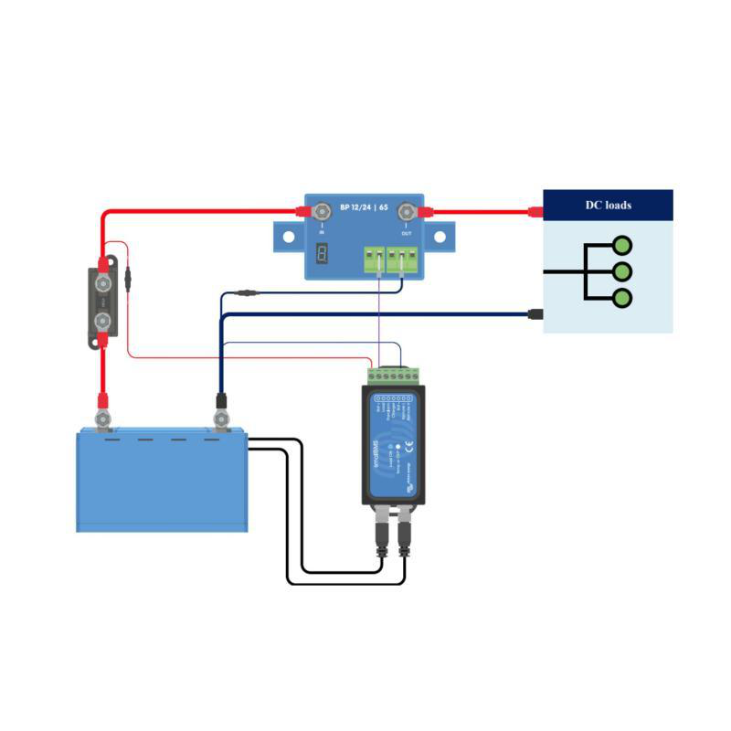 Protector de baterÍa victron 12/24v-65a