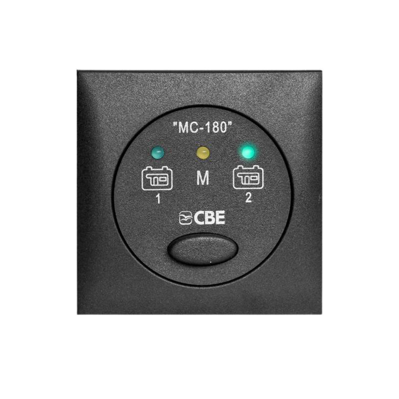 Panel de control para interruptor bateria gris