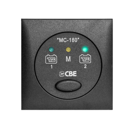 Panel de control para interruptor bateria gris