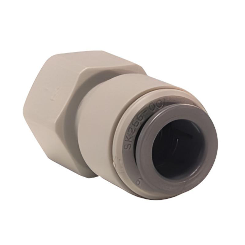 Terminal recto jg 12 mm con rosca hembra 1/2"