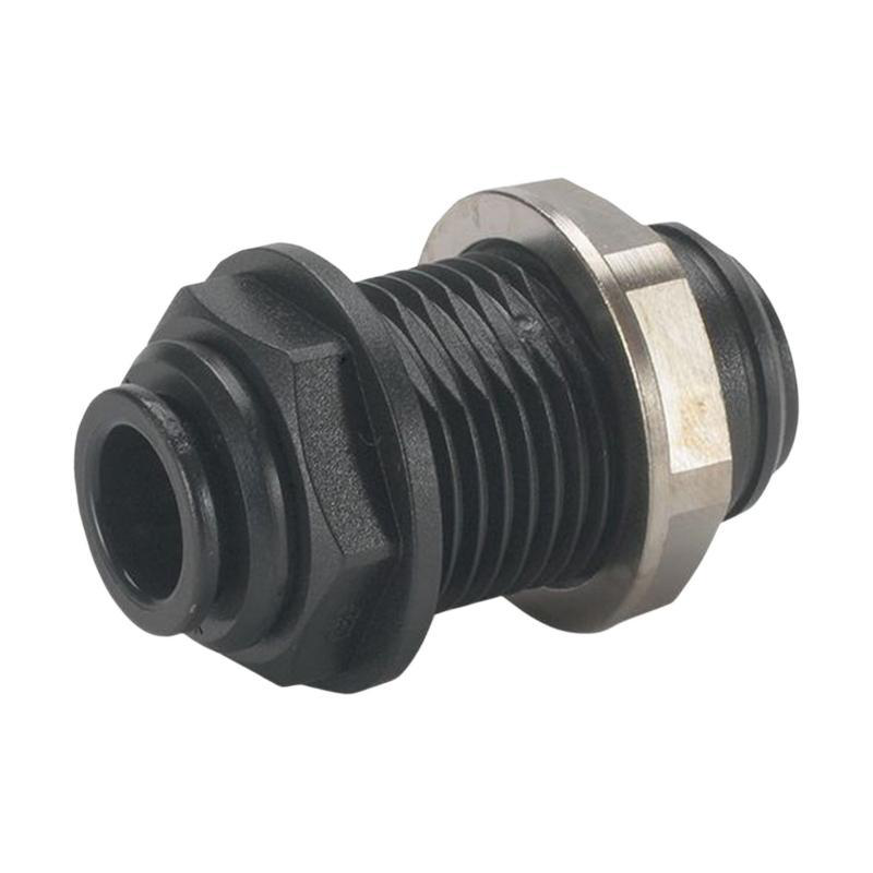 Racor jg speedfit paso de pared 12 mm con tuerca roscada