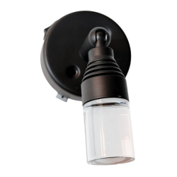 Foco de pared led negro con usb c