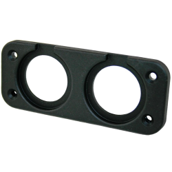 Marco doble para voltÍmetros y conectores 12v