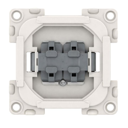 Interruptor unipolar doble - 2 circuitos independientes 10a