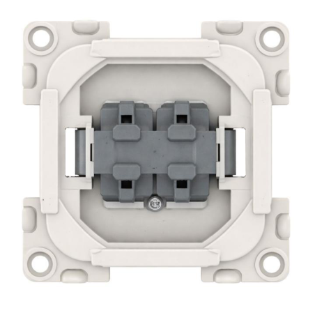Interruptor unipolar doble - 2 circuitos independientes 10a