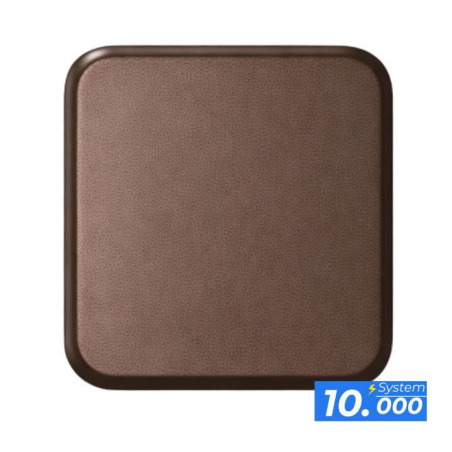 Bouton-poussoir couleur marron