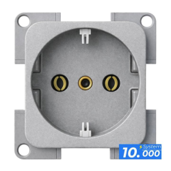 Prise 220v couleur gris