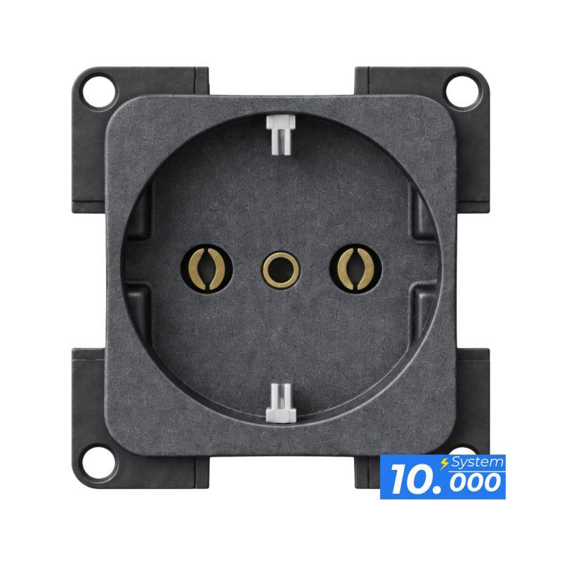 220v dark grey socket