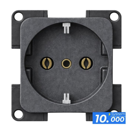 Prise 220v couleur gris foncÉ