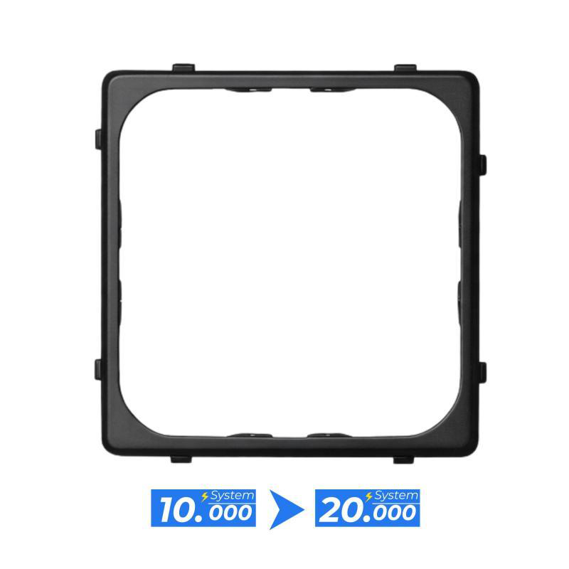 Marco adaptador de enchufes sistema 10.000 a sistema 20.000