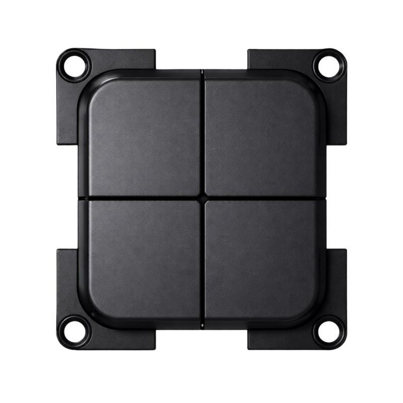 Pulsador de superficie 4 contactos recorrido corto