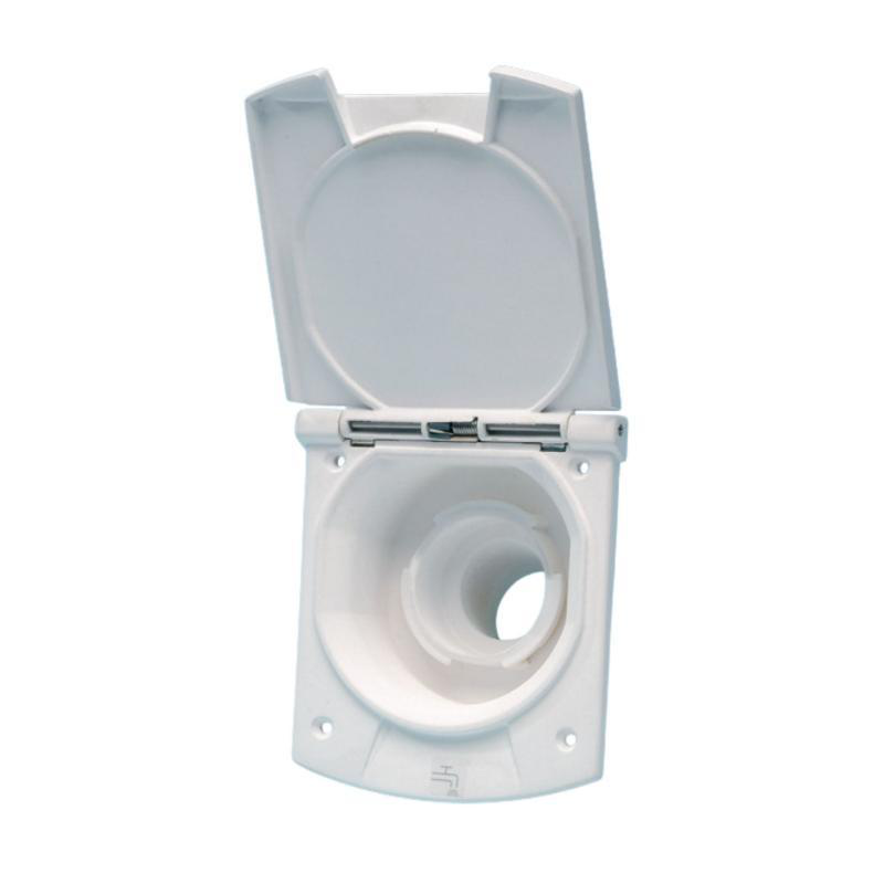 Ø40 water inlet with white magnetic cover