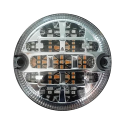 Piloto luz de freno / posiciÓn / intermitente lente transparente (Ø 95 mm)