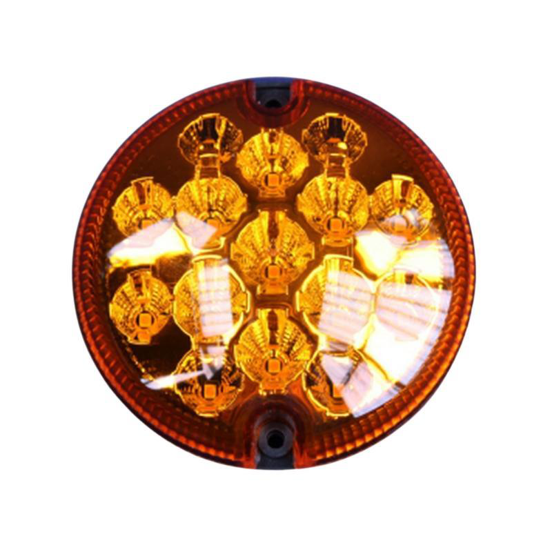 Piloto intermitente 12/24 v lente Ámbar (Ø 95 x 32 mm)