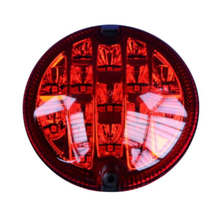 Piloto antiniebla trasero 12/24 v lente rojo (Ø 95 x 32 mm)