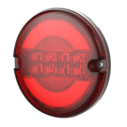 Piloto luz de freno / posiciÓn 12 v lente rojo (Ø 95 mm)