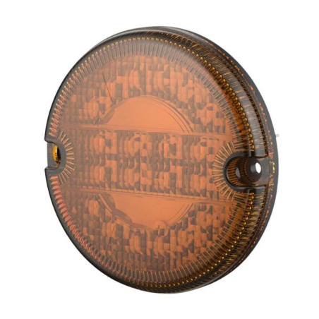 Piloto intermitente 12 v lente Ámbar (Ø 95 mm)